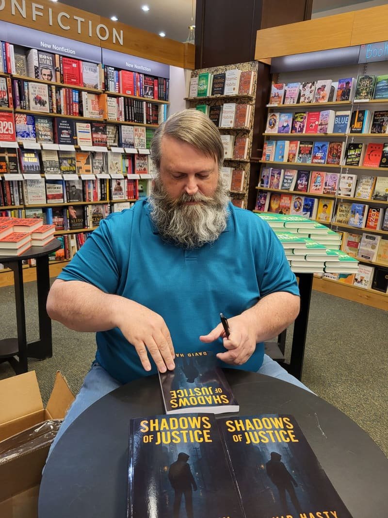 Meeting a reader at a signing